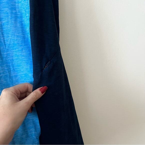 Title Nine Double Down Blue Workout Dress - Picture 9 of 15